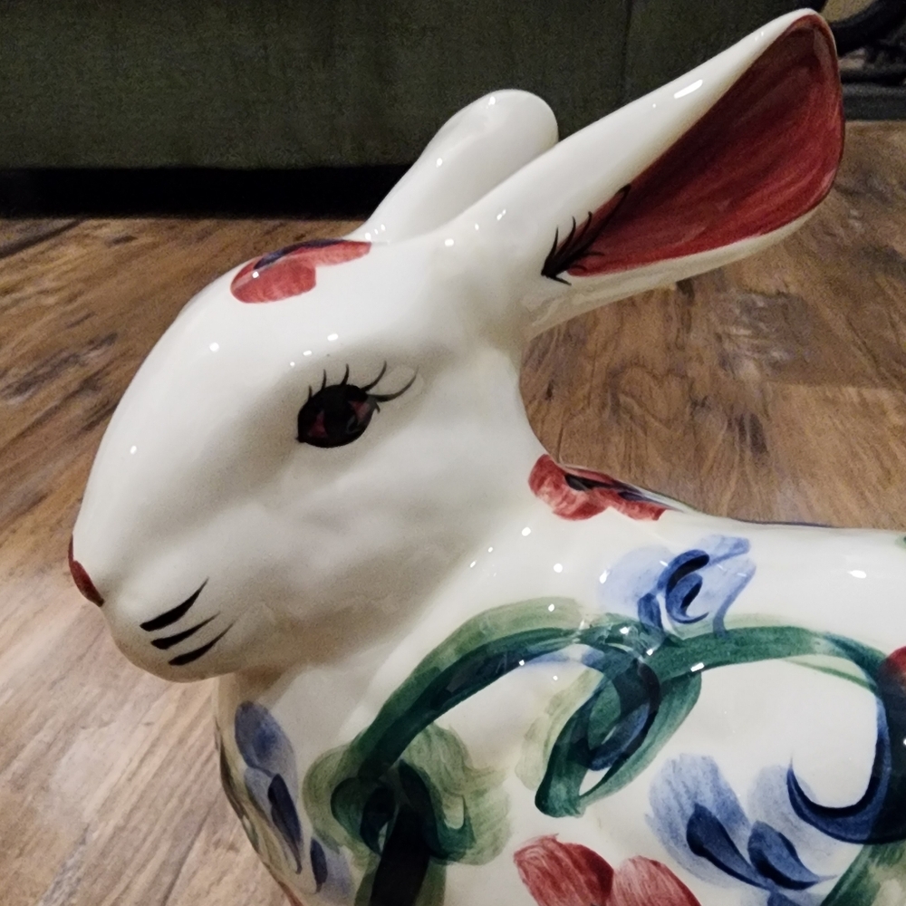 Vintage Hand Painted Rabbit - Picture 3 of 10